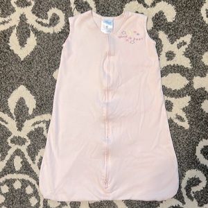 Small pink halo sleepsack